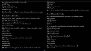 Cosmetology State Board Exam 30 Questions Hair Styling & Treatments HAVE PEN & PAPER READY