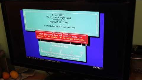 Final Doom (MS-DOS/Windows 95) look - Part 2/2 (1080p)