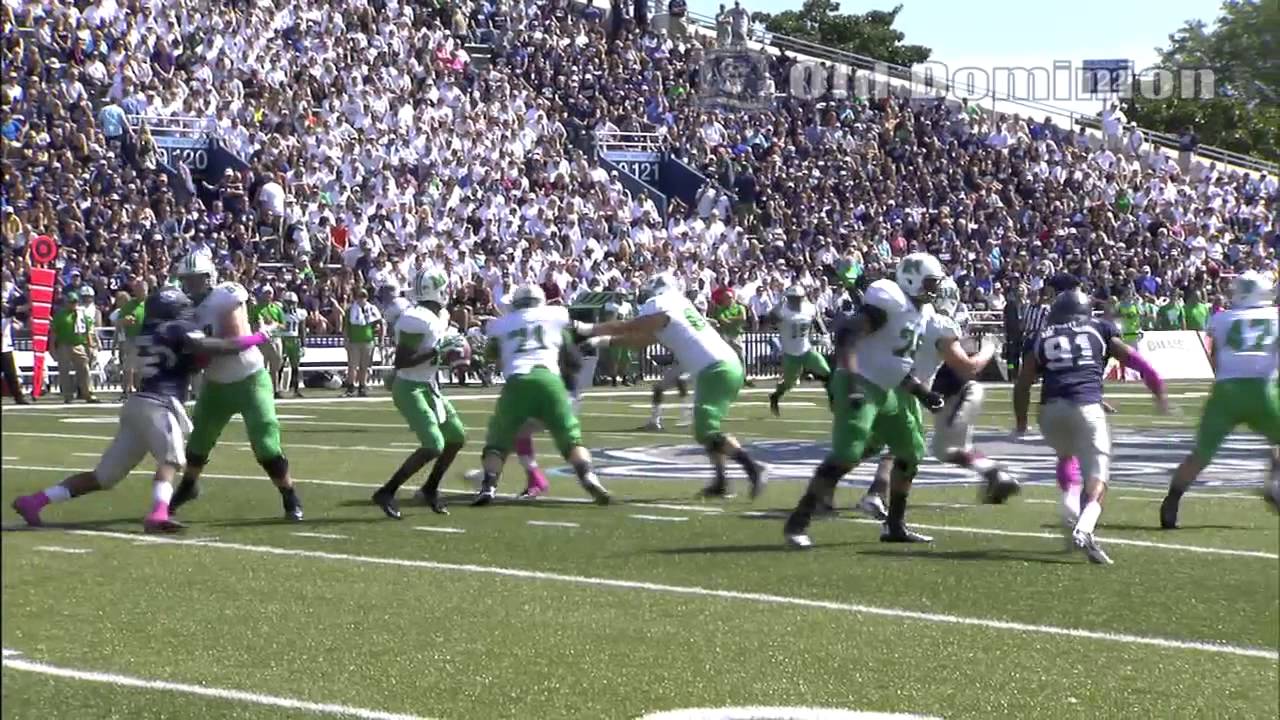 2014 ODU Football Defensive Highlights YouTube