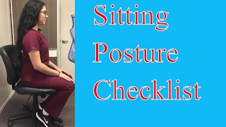 SITTING POSTURE Checklist for Back Pain Posture by Upland Claremont Cucamonga Chiropractor