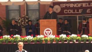 2016 Springfield College Graduate Commencement Student Speaker Michael Smith