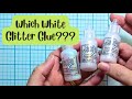 Swatching white stickles glitter glue by ranger3 stickles glitter glue swatches