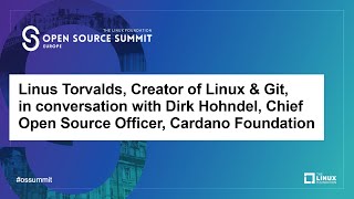 Keynote: Linus Torvalds, Creator of Linux & Git, in conversation with Dirk Hohndel