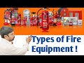 Types of Fire Safety Equipment &amp; Their Uses|Fixed and Moveble type Fire safety Equipment|safety PPE