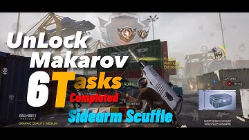 How to Unlock Makarov Pistol | Sidearm Scuffle Event| 6 Tasks Complated | COD Mobile Garena Season 4