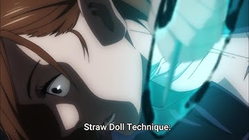 Straw doll technique | kugisaki Nobara | jujutsu kaisen Ep 3 best moments |