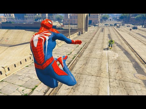 GTA 5 Hulk Vs Spiderman Ragdolls Compilation | (GTA 5 Fails Funny Moments Ragdolls)