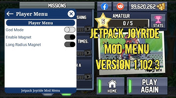 Jetpack Joyride Mod Menu Version 1.102.3 | No Password