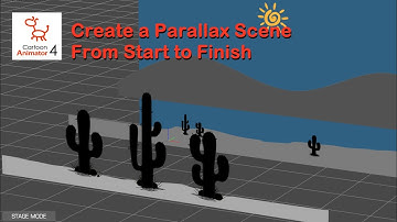 Create a Parallax Scene for CTA4 using only Open Source Applications | Cartoon Animator 4