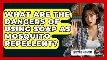What Are The Dangers Of Using Soap As Mosquito Repellent? - Insects and Invaders