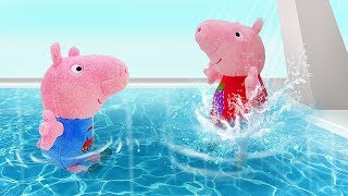 Свинка Пеппа на русском. Смотрим, как Джордж учится плавать, а Пеппа собирается в ДЕТСКИЙ ЛАГЕРЬ! Свинка Пеппа на русском. Смотрим, как Джордж учится плавать, а Пеппа собирается в ДЕТСКИЙ ЛАГЕРЬ!