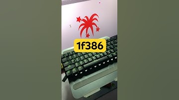 need 10M views | character code 1f386 | Alt + X | #msword word #shorts #keyboard #tricks