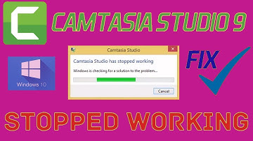 Camtasia 9 CRASH FIX windows