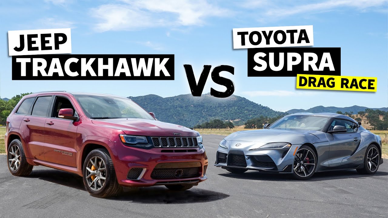 707hp Jeep Trackhawk vs. Tuned 2020 Supra Showdown // This vs. That