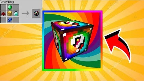 Minecraft PE/Bedrock Edition Spiral Lucky Block