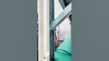 LED screen attached to glass #leddisplay #futurexled #shorts #ledscreen