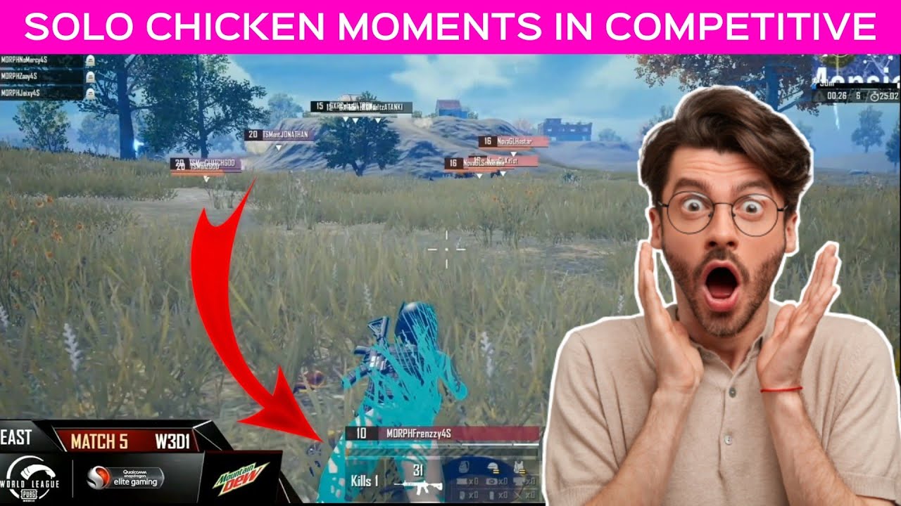 Top 10 Solo Chicken Dinner Moments in Competitive of PUBG Mobile | Exportan