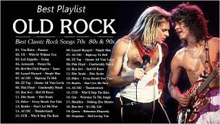 OLD ROCK PLAYLIST 70s and 80s | The Rolling Stones, Van Halen, Queen, The Who, AC/DC, Aerosmith...