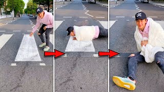 Roll A Zebra Crossing Into A Blanket... After Effects Tutorial