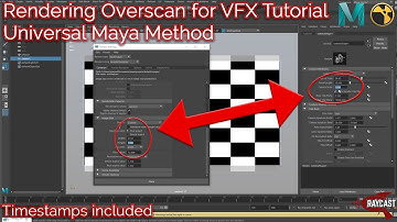 Rendering Overscan for VFX Tutorial: Universal Method for Maya