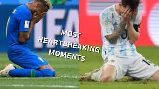 MESSI & NEYMAR SADDEST MOMENTS #soccer