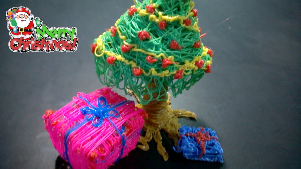 DIY ★ Draw a Poinsettia Merry X'mas ll With 3D Pen วาดต้นคริสต์มาสด้วยปากกาสามมิติ - YouTube