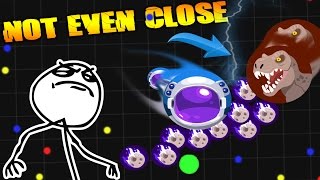 AGAR.IO BEST DUO ? Amazing splitrunning destroy teams in agario