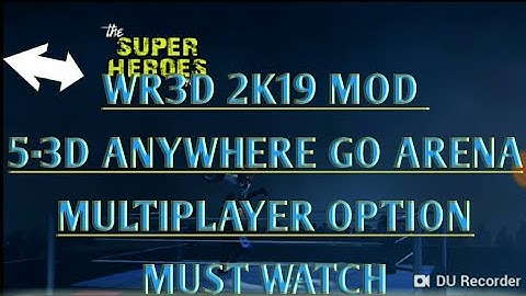 #Wr3d2k19mod #anywheregoarena. Download wr3d 2k19 mod by gaming world any where go arena subscribe