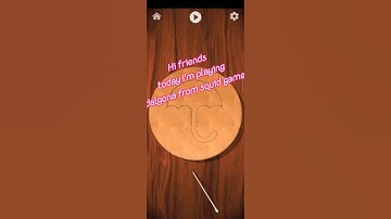 I played dalgona from squid game! #squidgame2 #dalgonacandychallenge #dalgona #candy #squidgame #sub