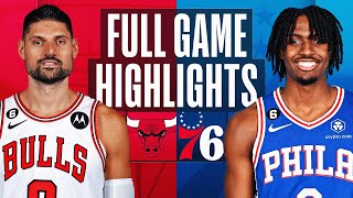 Game Recap: Bulls 126, 76ers 112
