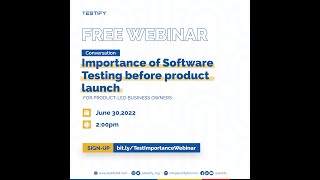 Importance of Software Testing Before Launch || Testify Limited & ProductDive