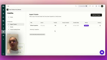 Ingest Tickets Made Easy | Past Tickets AI by Macha