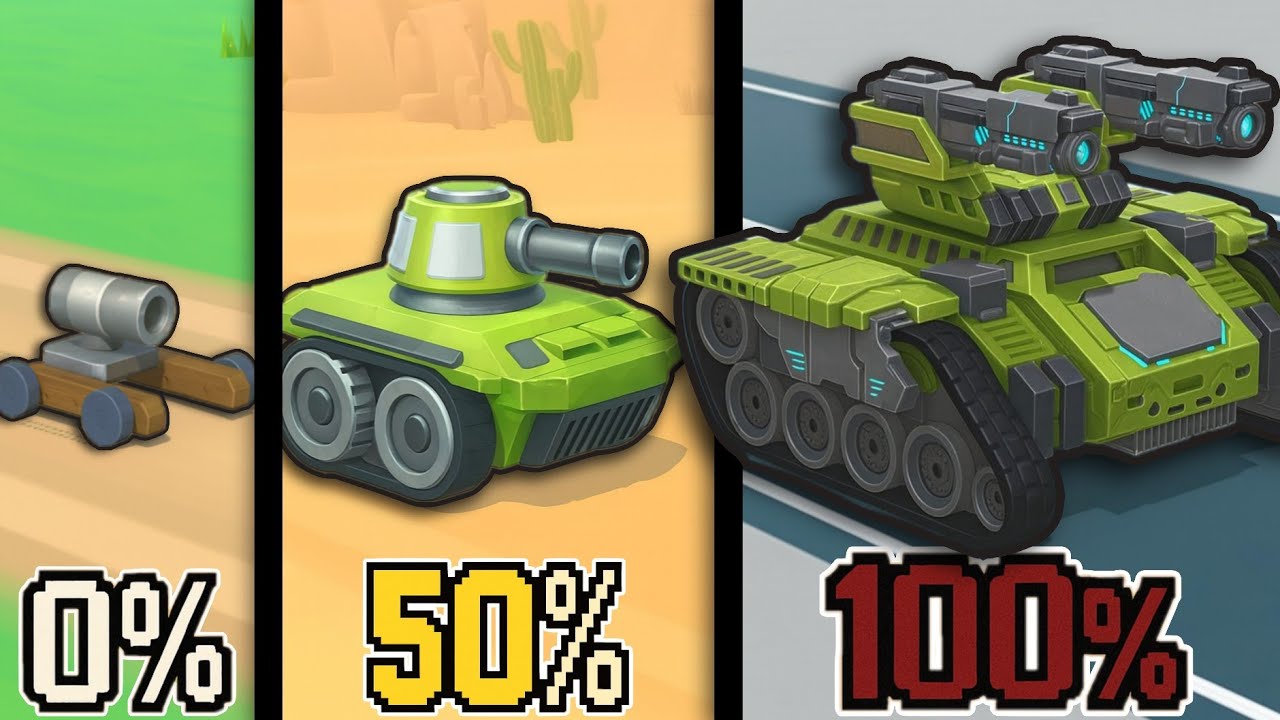 Aku Mengupgrade 100% Tank Baja Double Laser di Tank Merger