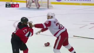 NHL Fight - Red Wings @ Devils - 2019 11 23