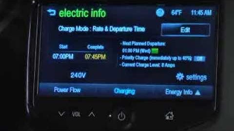2014 Chevy Spark EV Electric Vehicle How To Video:  Programmable Charging