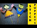 How to make a STICK PUPPET| DIY ideas and Crafts for children