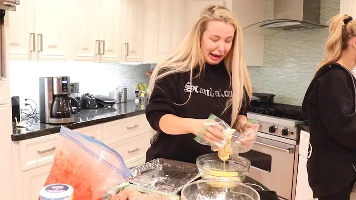 cooking everyone a GOURMET MEAL because I'm WIFEY ...