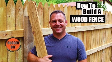DIY Wood Privacy Fence Build