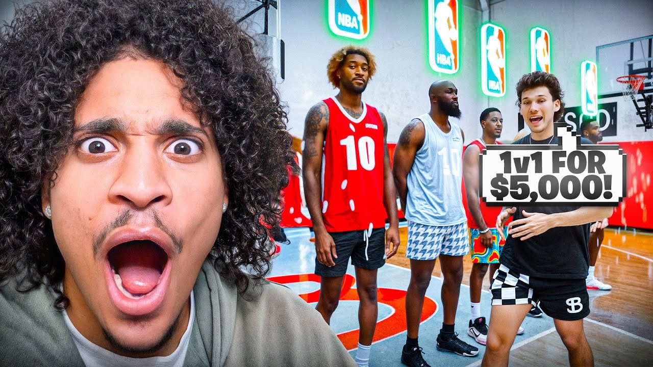 JESSER MADE 8 NBA PLAYERS PLAY 1V1 FOR $5000! - YouTube