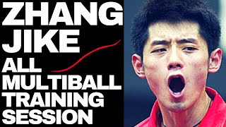 ZHANG JIKE ALL THE MULTIBALL TRAINING SESSION