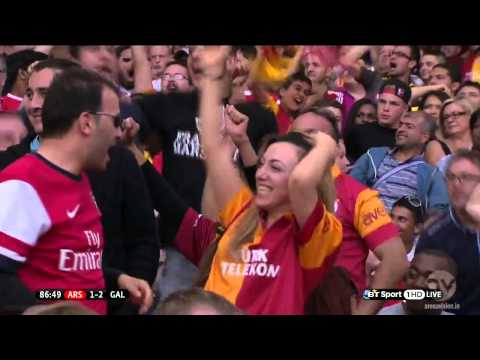 Didier Drogba Amazing Goal ~ Arsenal vs Galatasaray 1 2 HD