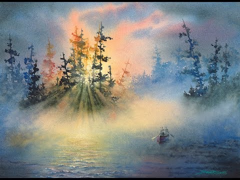 David R. Smith Watercolor Mist Demo.