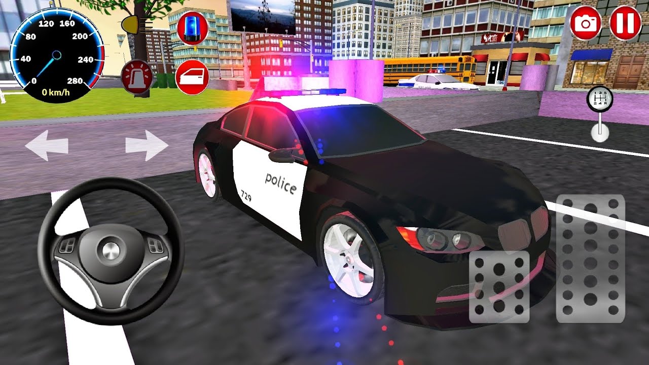 US Police BMW Car Impossible Car Parking Mission : Police Car City Driving : Android Gameplay