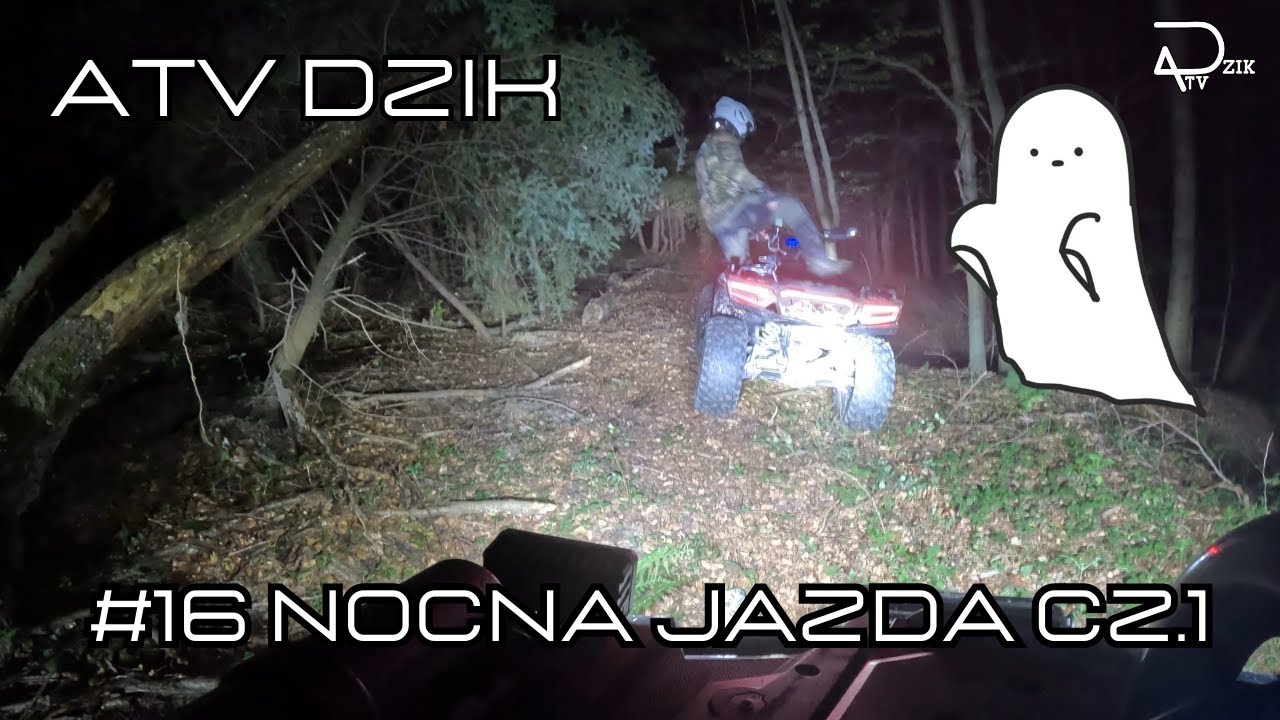 Ciemno już zgasły wszystkie światła, Polaris i CF-Moto, Nocna jazda cz