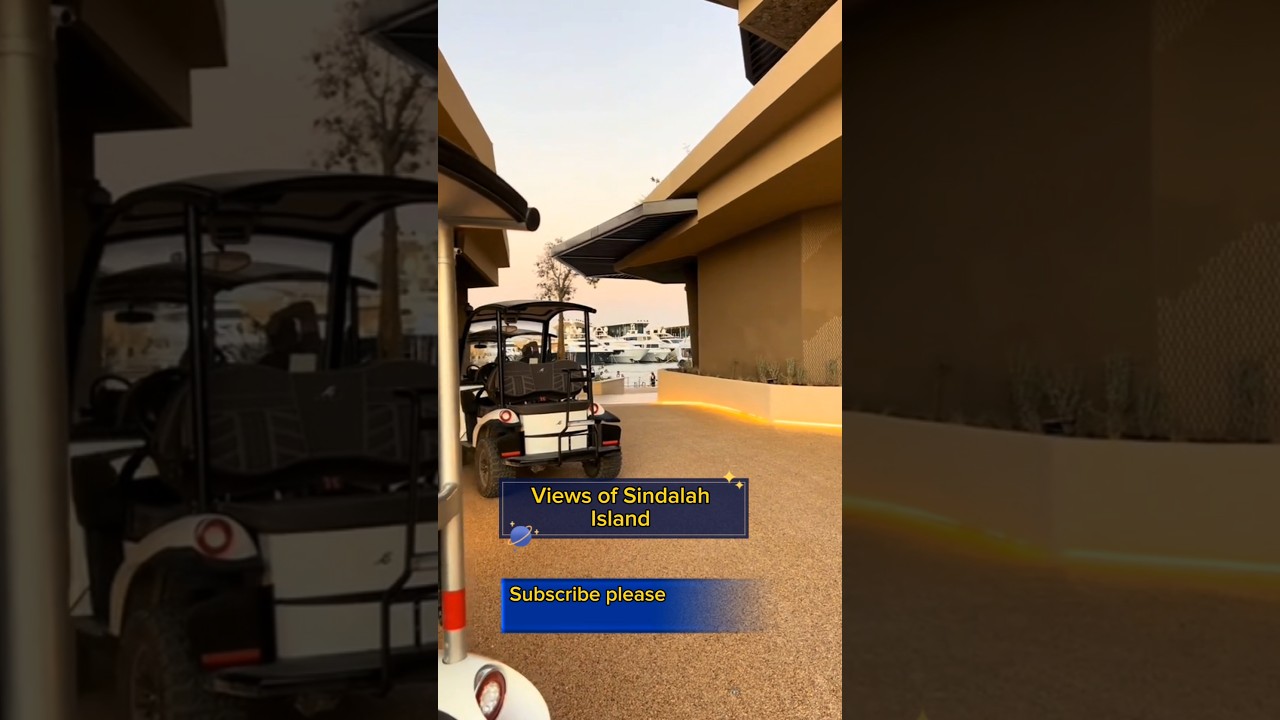 🌊 Luxury Sindalah island views 🏝️🏖️ NEOM _ Saudi Arabia ,Don’t miss 