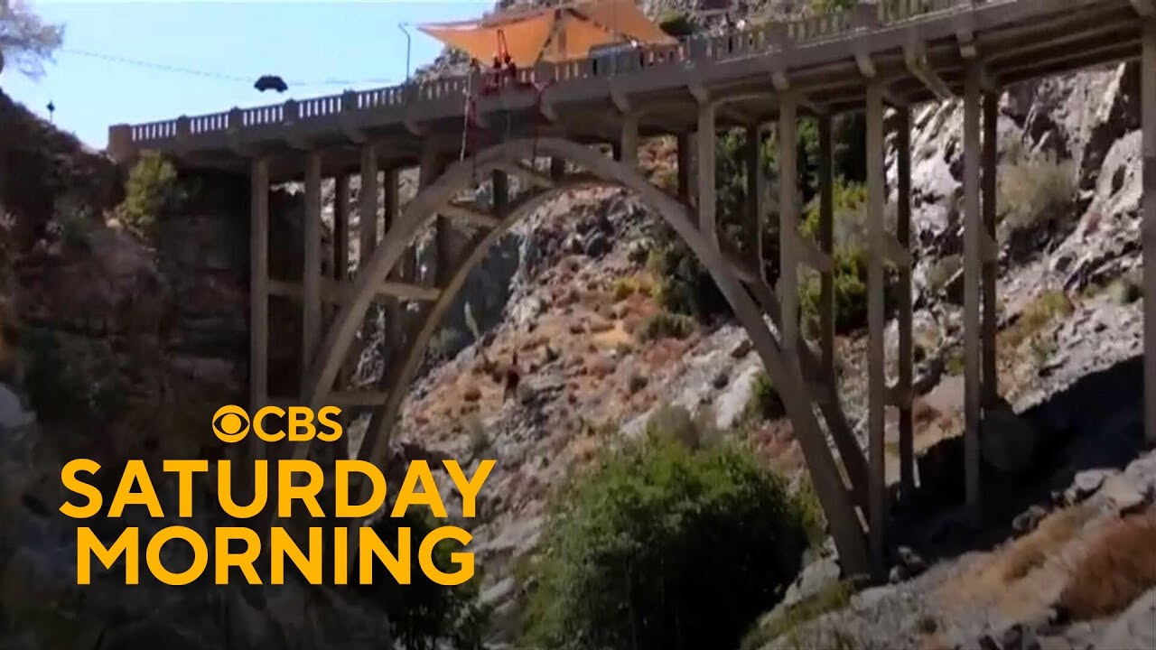 "Bridge to Nowhere" draws hikers, thrill-seekers