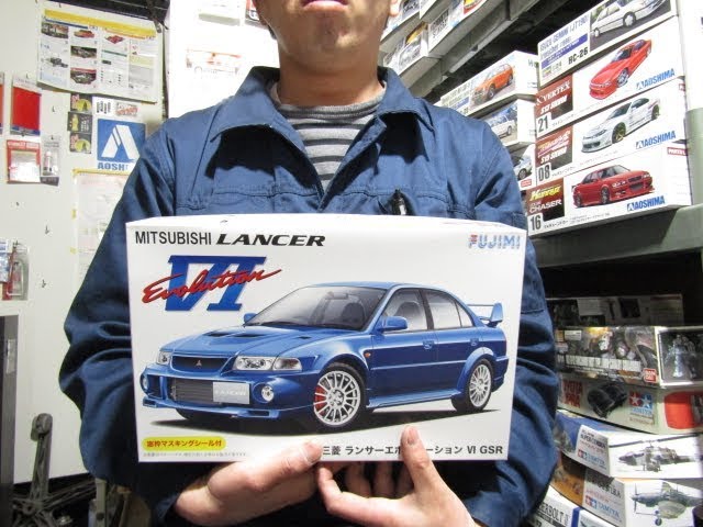 【ランエボ3台セット】フジミ III と Ⅴ 、タミヤ Ⅵ 1/24 プラモ屋店長がお送りするキットレビュー フジミ 1/24 ランサー