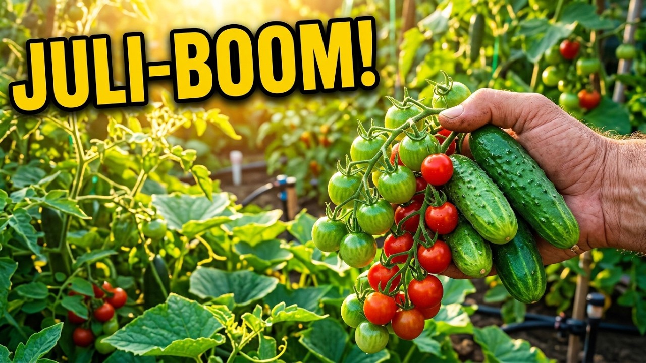 Tomaten, Gurken und Kohl im Juli: Der komplette Garten-Check