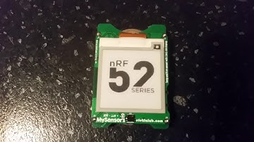 MySensors nRF52832 | Temperature & Humidity sensor with e-Paper display 1.54 | EFEKTA (prototype)