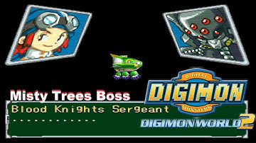 Digimon World 2 Alternative Misty Trees Boss Blood Knight Sergeant